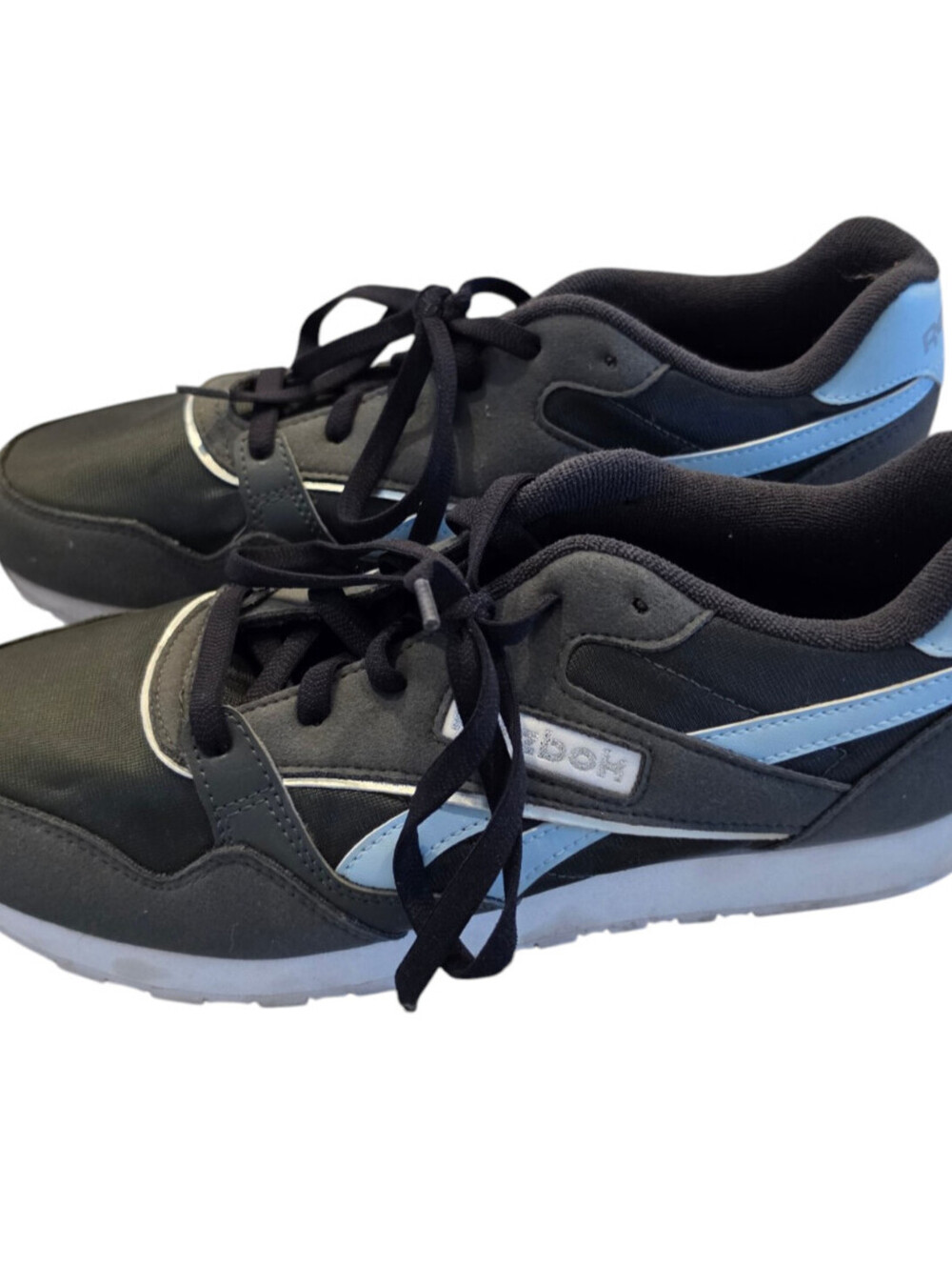 Reebok Ultra Flash Women's Gray Light Blue White Sneakers Size 10